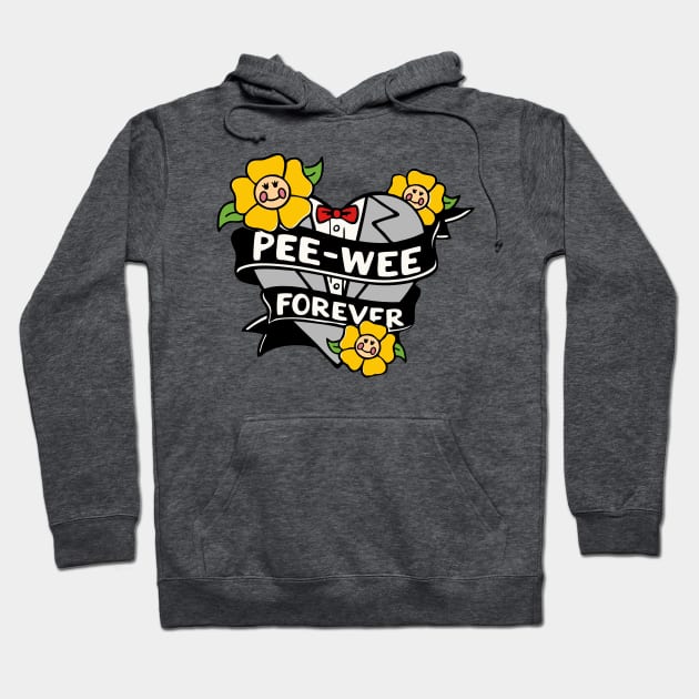 Pee Wee Herman Forever - Paul Reubens Tribute Hoodie by The Badin Boomer